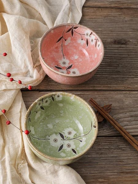 1 pc japanese rice bowl ceramic cherry blossom patterned underglaze exquisite household made in japan
1 pc japanese rice bowl ceramic cherry blossom patterned underglaze exquisite household made in japan