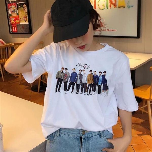 stray kids straykids short sleeve women t shirt hip hop harajuku graphics female viper, White
stray kids straykids short sleeve women t shirt hip hop harajuku graphics female viper, White