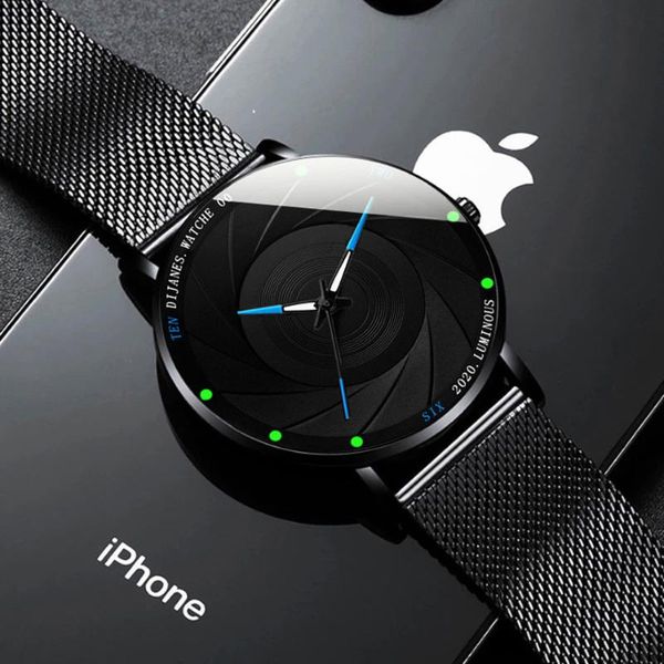 wristwatches minimalist mens fashion luminous watches ultra thin stainless steel mesh belt quartz wrist watch men business montre homme, Slivery;brown
wristwatches minimalist mens fashion luminous watches ultra thin stainless steel mesh belt quartz wrist watch men business montre homme, Slivery;brown