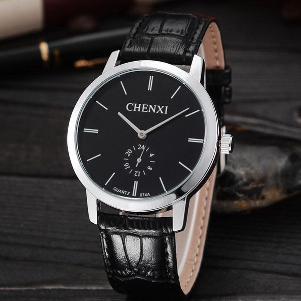 wristwatches fashion chenxi brand simple style black silver leather dress quartz business wrist watches clock hours for men 074a, Slivery;brown
wristwatches fashion chenxi brand simple style black silver leather dress quartz business wrist watches clock hours for men 074a, Slivery;brown