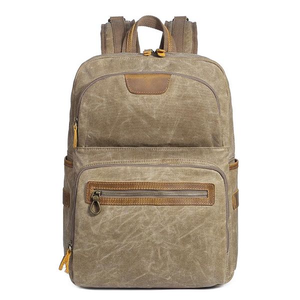 backpack large travel outdoor waterproof hiking shoulder vintage waxed canvas leather
backpack large travel outdoor waterproof hiking shoulder vintage waxed canvas leather