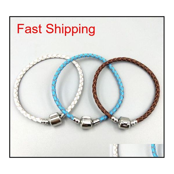 fine jewelry woven 100% genuine leather bracelet mix size 925 silver clasp bead fits pandora charms br qylwbx beauty888, Golden;silver
fine jewelry woven 100% genuine leather bracelet mix size 925 silver clasp bead fits pandora charms br qylwbx beauty888, Golden;silver
