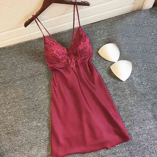 lace nightie modal cotton women sleepwear summer home mini slip sleeping dress plus size nightwear nightgown ladies, Black;red
lace nightie modal cotton women sleepwear summer home mini slip sleeping dress plus size nightwear nightgown ladies, Black;red