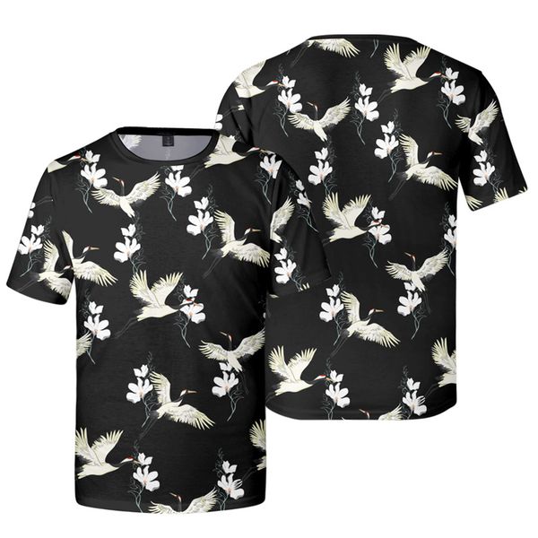 white crane men's fashion t-shirt summer loose short-sleeved t-shirt men's casual street style mesh sports t-shirt, White;black
white crane men's fashion t-shirt summer loose short-sleeved t-shirt men's casual street style mesh sports t-shirt, White;black