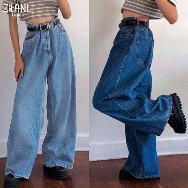 women's jeans fashion vintage women harajuku wide leg pants bf style chic college teens streetwear all-match loose casual femme trouser, Blue
women's jeans fashion vintage women harajuku wide leg pants bf style chic college teens streetwear all-match loose casual femme trouser, Blue