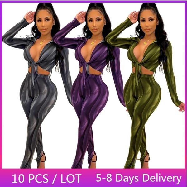 women's two piece pants wholesale items tie dye skinny 2 sets womens outfits bow crop set fall clothes for women sexy, White
women's two piece pants wholesale items tie dye skinny 2 sets womens outfits bow crop set fall clothes for women sexy, White