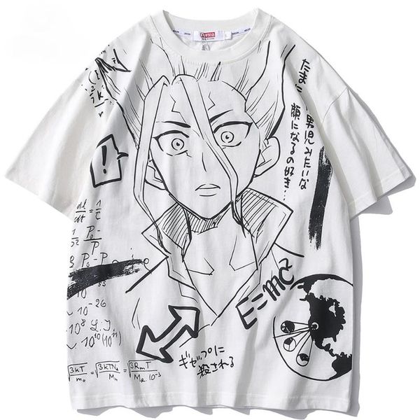 men's t-shirts t shirts japanese anime manga kanji paint printed shirt couples casual high street harajuku fashion streetwear top, White;black
men's t-shirts t shirts japanese anime manga kanji paint printed shirt couples casual high street harajuku fashion streetwear top, White;black