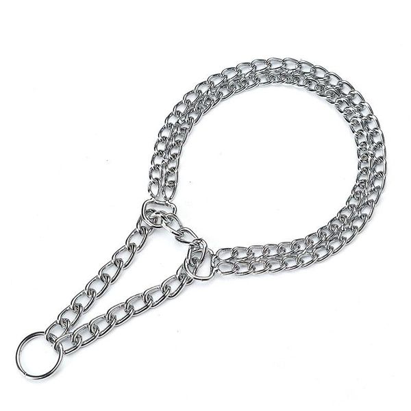 dog collars & leashes double row chain collar training dogs p adjustment pet metal necklace stainless steel medium large
dog collars & leashes double row chain collar training dogs p adjustment pet metal necklace stainless steel medium large