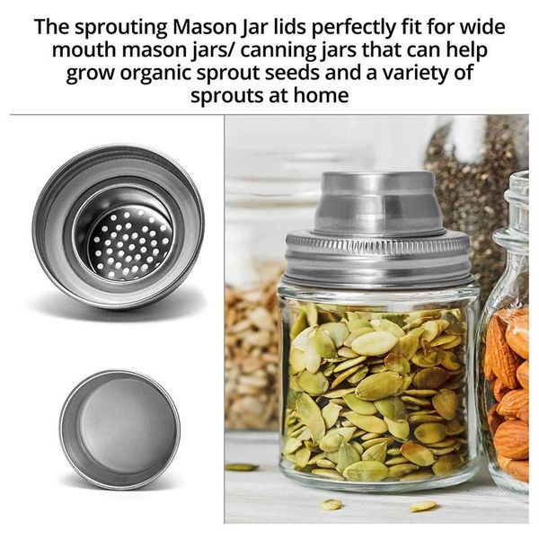 kitchen storage & organization 6 pack stainless steel mason jars lid kit, oil pour spout dispenser caps, sprouting jar lid, shaker dry rub
kitchen storage & organization 6 pack stainless steel mason jars lid kit, oil pour spout dispenser caps, sprouting jar lid, shaker dry rub