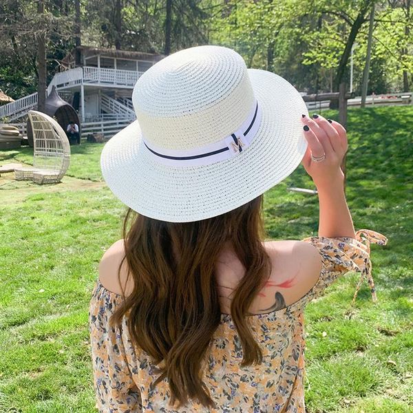wide brim hats classic female sunshade flat cap women's brims braided hat outdoor summer sunscreen beach straw sunhat bucket, Blue;gray
wide brim hats classic female sunshade flat cap women's brims braided hat outdoor summer sunscreen beach straw sunhat bucket, Blue;gray