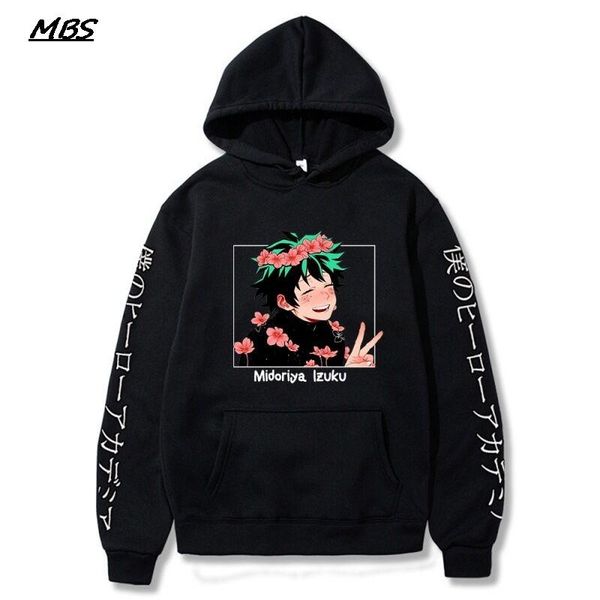 men's hoodies & sweatshirts anime my hero academia midoriya izuku fashion men women harajuku street cartoon clothes oversized, Black
men's hoodies & sweatshirts anime my hero academia midoriya izuku fashion men women harajuku street cartoon clothes oversized, Black