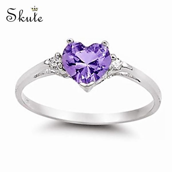 cluster rings skute fashion girls heart shape anillos silver purple blue cubic zirconia promise for women party jewelry valentines gifts, Golden;silver
cluster rings skute fashion girls heart shape anillos silver purple blue cubic zirconia promise for women party jewelry valentines gifts, Golden;silver