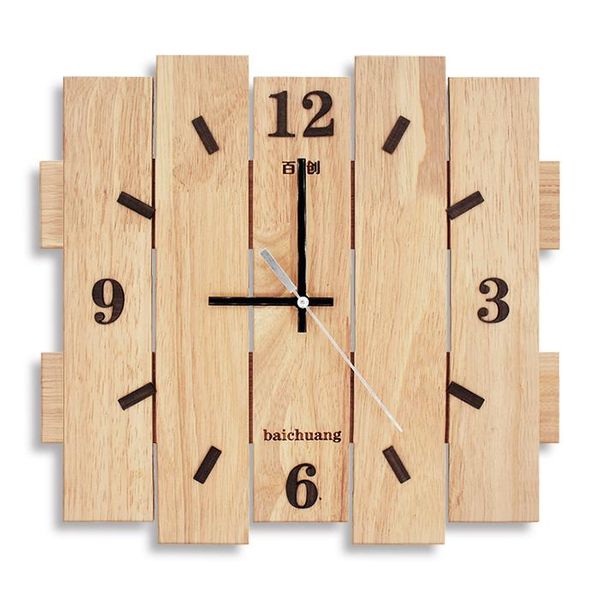 simple modern wall clock nordic design unique square living room wall clock silent wood relogio parede household products bl50wc
simple modern wall clock nordic design unique square living room wall clock silent wood relogio parede household products bl50wc