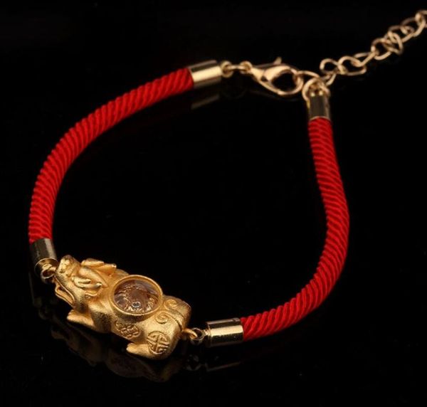 charm bracelets design imitation gold pixiu lucky beads bracelet female 3d hard hand red rope sand lovers jewelry, Golden;silver
charm bracelets design imitation gold pixiu lucky beads bracelet female 3d hard hand red rope sand lovers jewelry, Golden;silver
