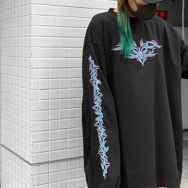 2021 new totem t shirt men women oversize vtm tee skateboard vetements long sleeve t-shirt ubt6, White
2021 new totem t shirt men women oversize vtm tee skateboard vetements long sleeve t-shirt ubt6, White