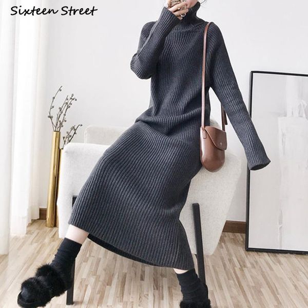casual dresses chic soft knit long dress woman turtleneck fall gray elegant sweater vestido mujer winter autumn loose knitwear, Black;gray
casual dresses chic soft knit long dress woman turtleneck fall gray elegant sweater vestido mujer winter autumn loose knitwear, Black;gray