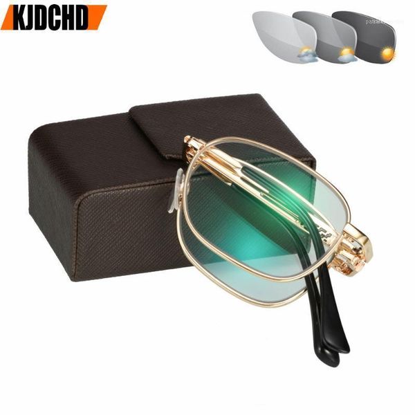 sunglasses 2021 sun pochromism reading glasses men women folding small frame metal with original box1, White;black
sunglasses 2021 sun pochromism reading glasses men women folding small frame metal with original box1, White;black