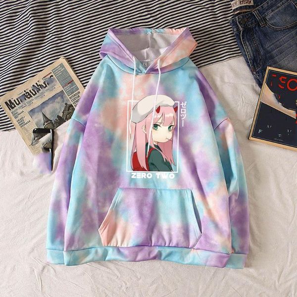 men's hoodies & sweatshirts harajuku darling in the franxx funny zero two women causal sweatshirt creative tie-dye cosplay costume stre, Black
men's hoodies & sweatshirts harajuku darling in the franxx funny zero two women causal sweatshirt creative tie-dye cosplay costume stre, Black