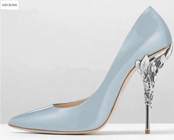 dress shoes 2021 arrival women pumps thin heel party patent leather point toe high heels metal wedding shoe, Black
dress shoes 2021 arrival women pumps thin heel party patent leather point toe high heels metal wedding shoe, Black