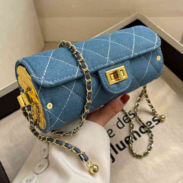 small denim shoulder bag hit lingge women's designer handbags luxury brands chains crossbody bags for women mini coins purses
small denim shoulder bag hit lingge women's designer handbags luxury brands chains crossbody bags for women mini coins purses