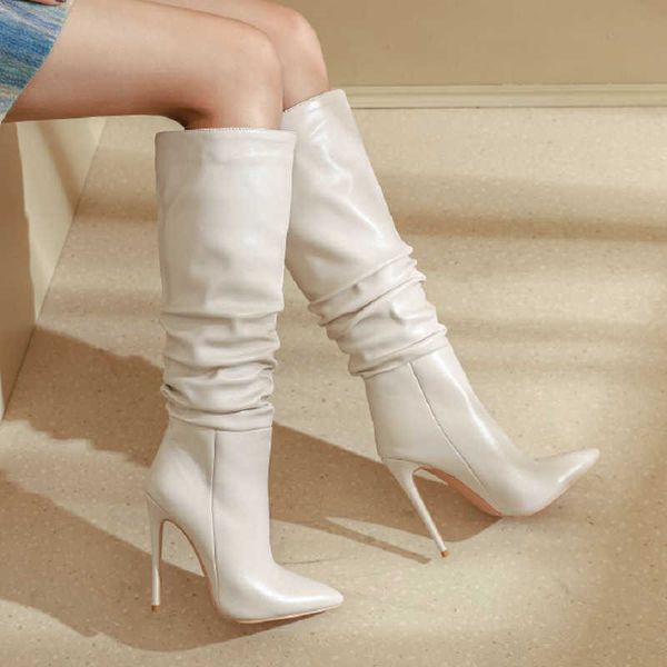 zawsthia winter autumn milky white olive western european pointed toe ultra thin high heels womens shoes pleated knee high boots 210611, Black
zawsthia winter autumn milky white olive western european pointed toe ultra thin high heels womens shoes pleated knee high boots 210611, Black