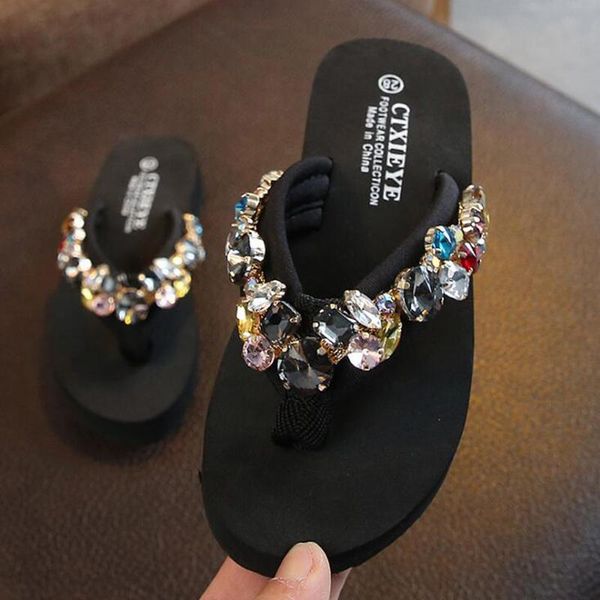 slipper children crystal shoes girls beach summer children' slippers terlik sandals baby bathrooms non-slip home flip flops b261, Black;grey
slipper children crystal shoes girls beach summer children' slippers terlik sandals baby bathrooms non-slip home flip flops b261, Black;grey