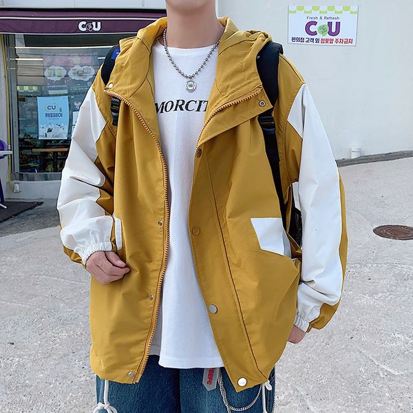 jackets 2021 et men's spring and autumn handsome fashion versatile coat loose work cloth ins student hooded et, Black;brown
jackets 2021 et men's spring and autumn handsome fashion versatile coat loose work cloth ins student hooded et, Black;brown