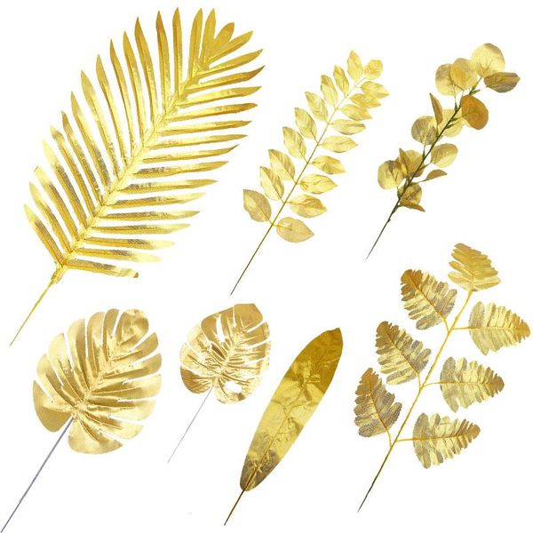 5pcs gold artificial plants tropical monstera palm leaves simulation leaf for hawaiian theme party decor home garden fake leaves
5pcs gold artificial plants tropical monstera palm leaves simulation leaf for hawaiian theme party decor home garden fake leaves