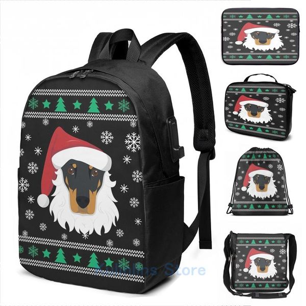 backpack funny graphic print doberman ugly christmas usb charge men school bags women bag travel laptop
backpack funny graphic print doberman ugly christmas usb charge men school bags women bag travel laptop