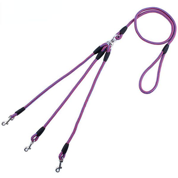 dog collars & leashes 3 way couplers pet walking running leash lead 55" long braided nylon double rope for 3dogs
dog collars & leashes 3 way couplers pet walking running leash lead 55" long braided nylon double rope for 3dogs