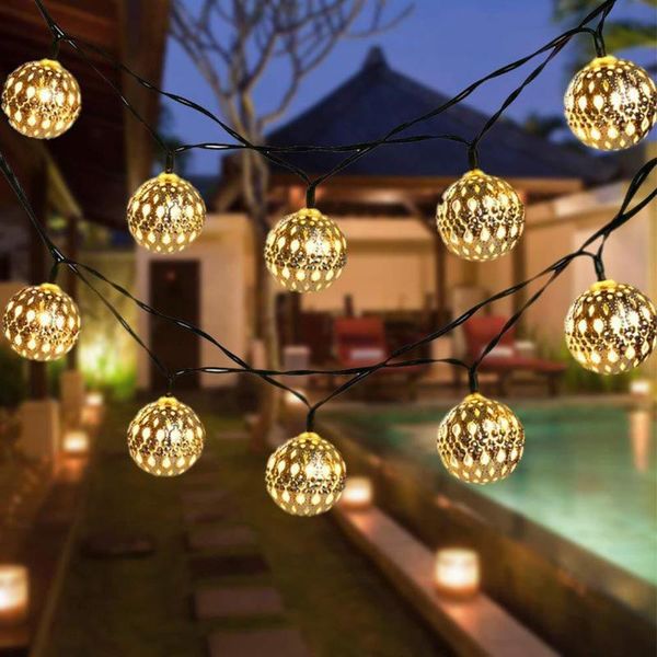 solar lamps string lights metal hollow ball garden led waterproof colorful light 7m crystal garlands lamp christmas decor
solar lamps string lights metal hollow ball garden led waterproof colorful light 7m crystal garlands lamp christmas decor
