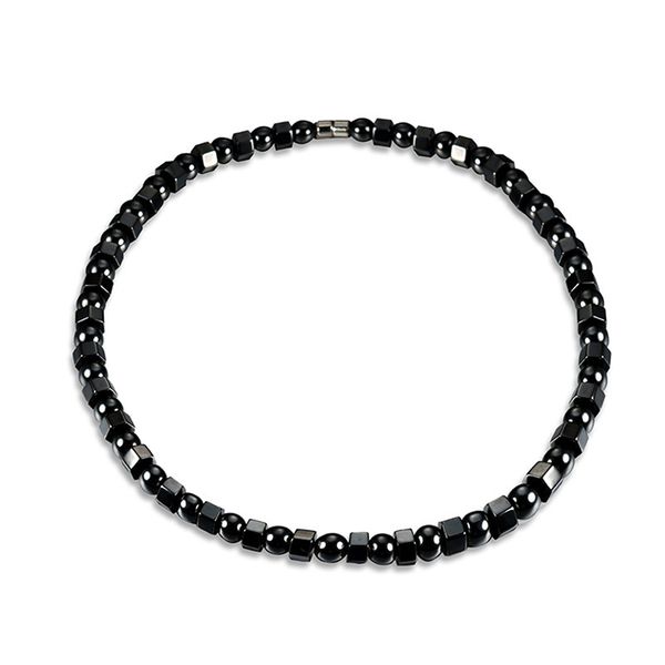 men women black hematite necklace magnetic therapy care magnet stone health necklaces jewelry gift ac889, Silver
men women black hematite necklace magnetic therapy care magnet stone health necklaces jewelry gift ac889, Silver