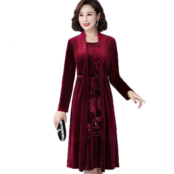 dressed womanly velvet spring elegant mother in middle-aged fake two pieces 5xl y318 ljoi, Black;gray
dressed womanly velvet spring elegant mother in middle-aged fake two pieces 5xl y318 ljoi, Black;gray
