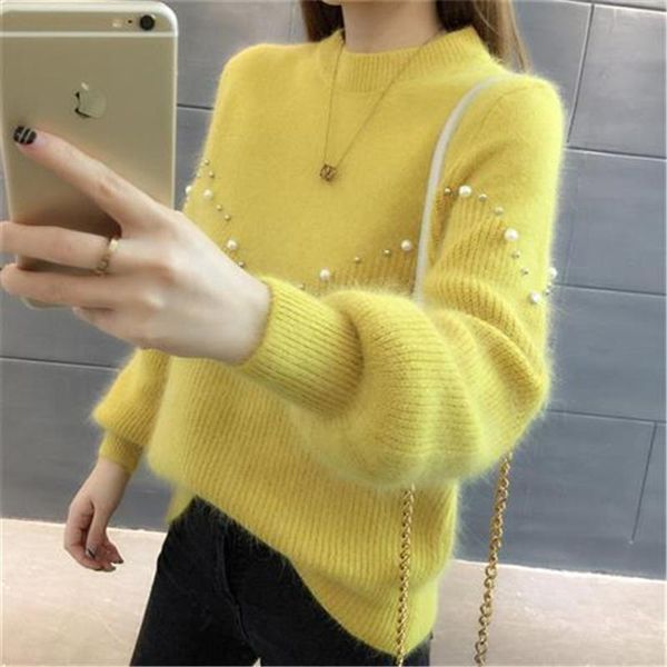 women's sweaters autumn sweater women 2021turtleneck full sleeve embroidery thick cashmere elegant fall for, White;black
women's sweaters autumn sweater women 2021turtleneck full sleeve embroidery thick cashmere elegant fall for, White;black