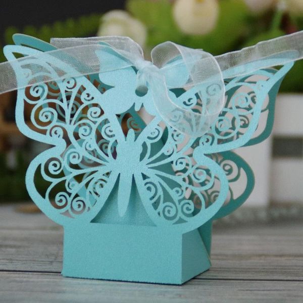 gift wrap 20/50pcs butterfly laser cut hollow carriage favors box gifts candy dragee boxes with ribbon baby shower wedding event party
gift wrap 20/50pcs butterfly laser cut hollow carriage favors box gifts candy dragee boxes with ribbon baby shower wedding event party