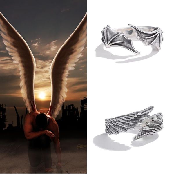 wedding rings halloween angel demon wing couples lovers finger ring for men women punk trendy promise friend buff jewelry, Slivery;golden
wedding rings halloween angel demon wing couples lovers finger ring for men women punk trendy promise friend buff jewelry, Slivery;golden