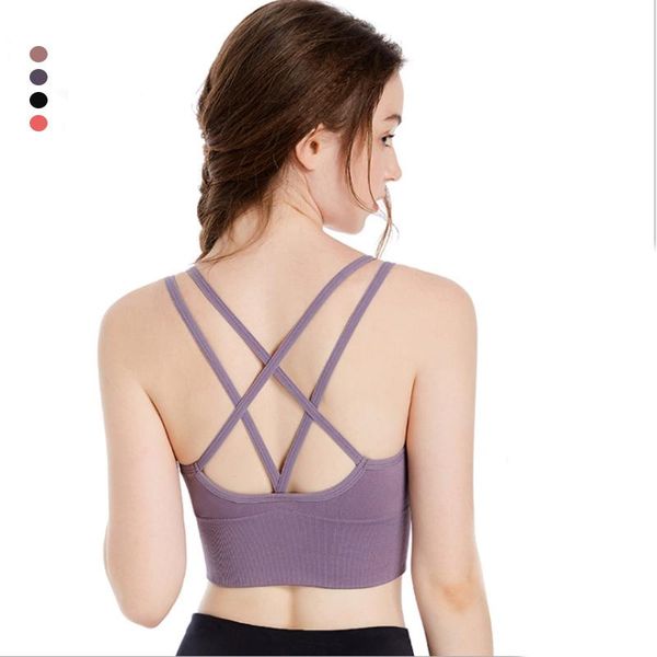women sports underwear cross beautiful back yoga bra sports female seamless shockproof fitness vest bra, White;black
women sports underwear cross beautiful back yoga bra sports female seamless shockproof fitness vest bra, White;black