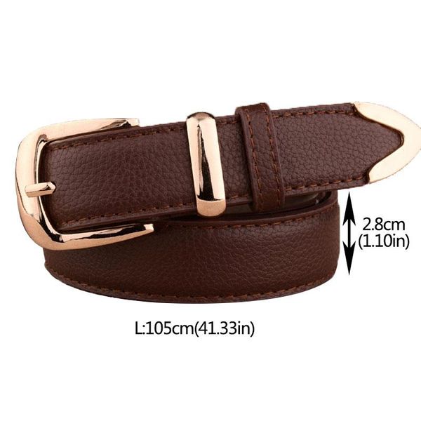 belts 2021 alloy buckle women pu leather wild female waist girls pants jeans fashion belt pasek damski drop, Black;brown
belts 2021 alloy buckle women pu leather wild female waist girls pants jeans fashion belt pasek damski drop, Black;brown