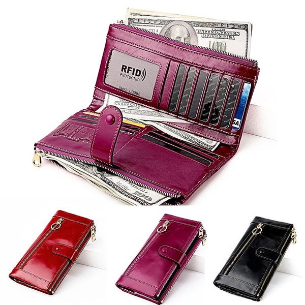 wallet women long leather zipper clutch 2021 new women leather simple korean female clutch, Red;black
wallet women long leather zipper clutch 2021 new women leather simple korean female clutch, Red;black