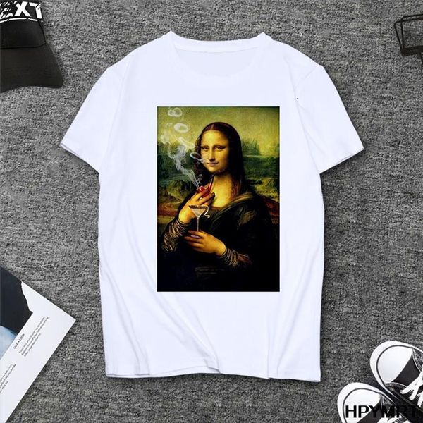 mona lisa smoking funny and men womens women spoof summer fashion casual short sleeve aesthetic female vogue, White;black
mona lisa smoking funny and men womens women spoof summer fashion casual short sleeve aesthetic female vogue, White;black