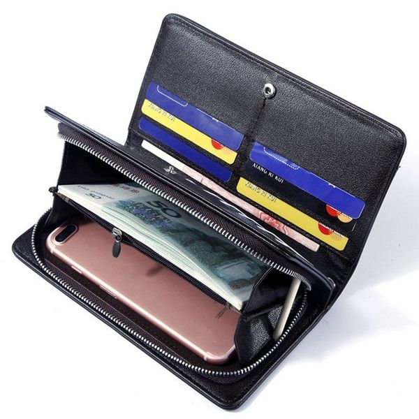 wallets men grain leather card cash receipt holder organizer bifold wallet men's long purse /by, Red;black
wallets men grain leather card cash receipt holder organizer bifold wallet men's long purse /by, Red;black