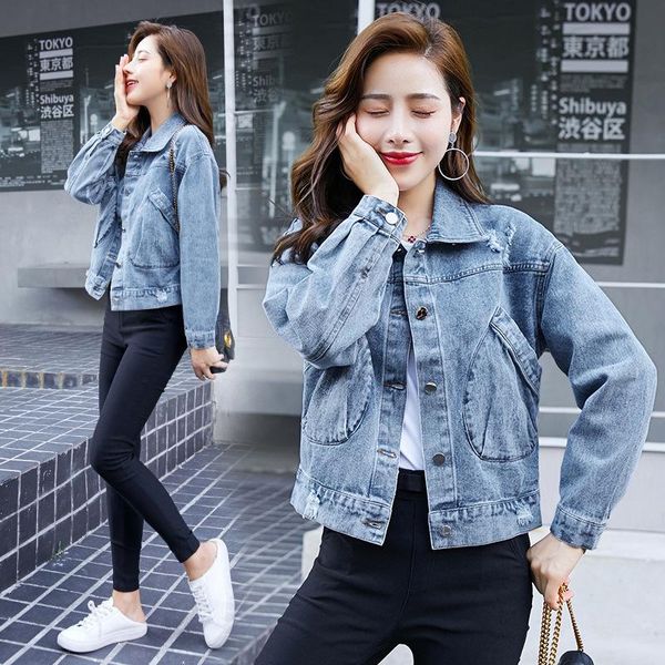 women clothes oversized denim coat korean coats spring fall 2021 new jackets for women solid casual women's denim jacket jean, Black;brown
women clothes oversized denim coat korean coats spring fall 2021 new jackets for women solid casual women's denim jacket jean, Black;brown