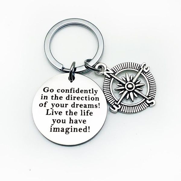 keychains oeinin key chain for men/women simple letter ring confidently go in the direction of gift alloy brelok, Silver
keychains oeinin key chain for men/women simple letter ring confidently go in the direction of gift alloy brelok, Silver