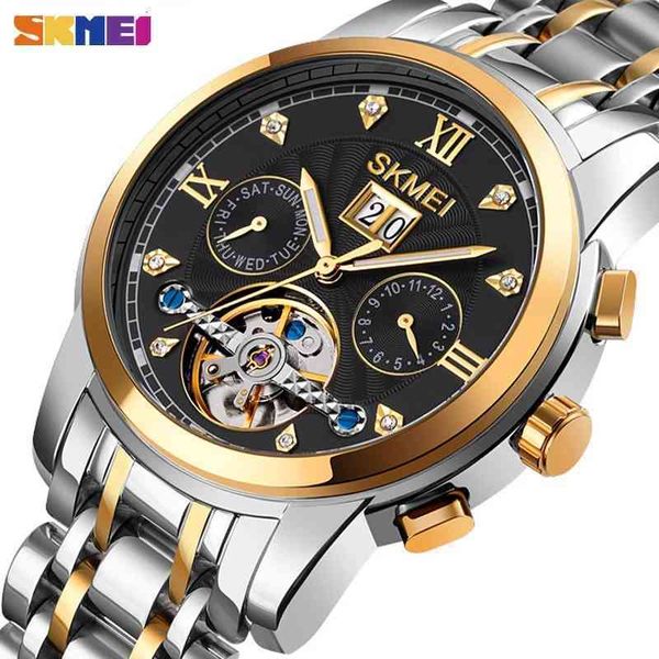 watches mechanical skmei stolen luxe band month date week display hardlex glass men waterproof military clock reloj, Slivery;brown
watches mechanical skmei stolen luxe band month date week display hardlex glass men waterproof military clock reloj, Slivery;brown