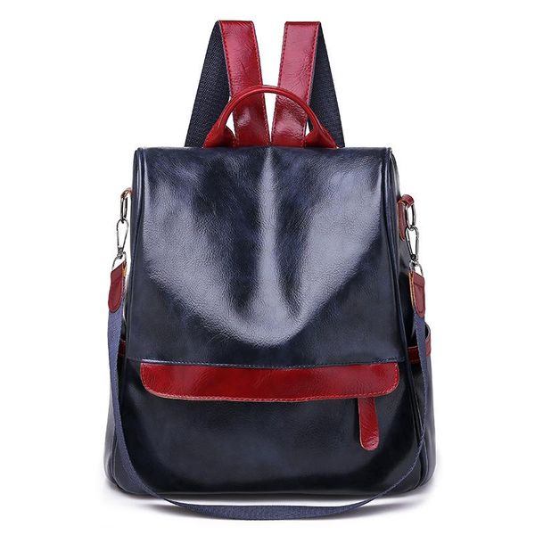 backpack anti-theft women's korean version of the fashion versatile satchel pu soft leather color contrast shoulder bag
backpack anti-theft women's korean version of the fashion versatile satchel pu soft leather color contrast shoulder bag