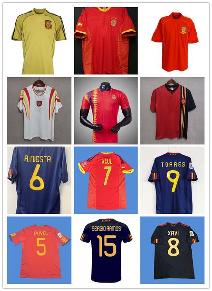 2010 spain retro soccer jerseys 1994 world cup raul xavi hierro luis ensrique xavi alonso caminero iniesta puyol pique david villa, Black;yellow
2010 spain retro soccer jerseys 1994 world cup raul xavi hierro luis ensrique xavi alonso caminero iniesta puyol pique david villa, Black;yellow