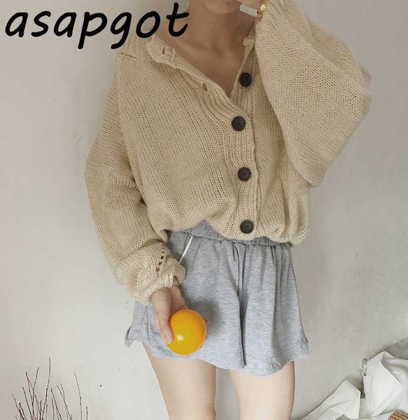 harajuku solid loose preppy style full lantern sleeve women sweater cardigan korean chic casual spring hollow out knit oversize 210610, White
harajuku solid loose preppy style full lantern sleeve women sweater cardigan korean chic casual spring hollow out knit oversize 210610, White