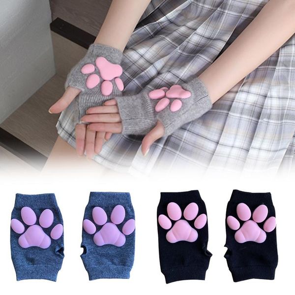 five fingers gloves women 3d silicone cat claw winter faux fur cute kitten fingerless mittens christmas halloween for sweet girls, Blue;gray
five fingers gloves women 3d silicone cat claw winter faux fur cute kitten fingerless mittens christmas halloween for sweet girls, Blue;gray