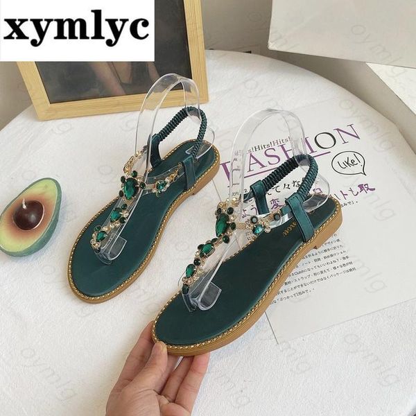 sandals women flip flop summer thong bohemia t-type open toe rhinestone flat bottom roman shoes elegant, Black
sandals women flip flop summer thong bohemia t-type open toe rhinestone flat bottom roman shoes elegant, Black