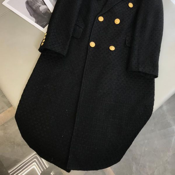 women's wool & blends 2021fw autumn women double breasted black long sleeve jacket overcoat female casual coat gdnz 11.08
women's wool & blends 2021fw autumn women double breasted black long sleeve jacket overcoat female casual coat gdnz 11.08